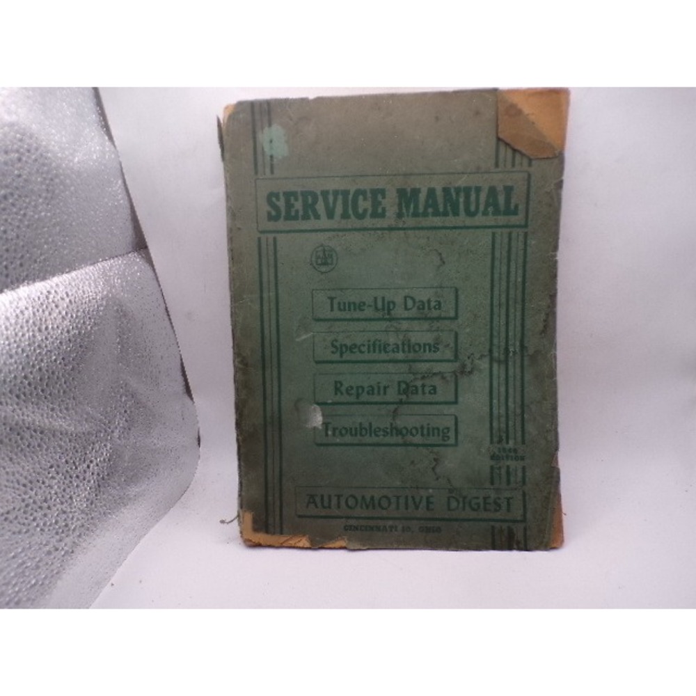 1946 Automotive Digest Service Manual Tune-Up Specifications Repair Data Vintage